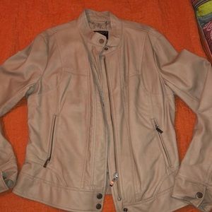 Faux leather jacket